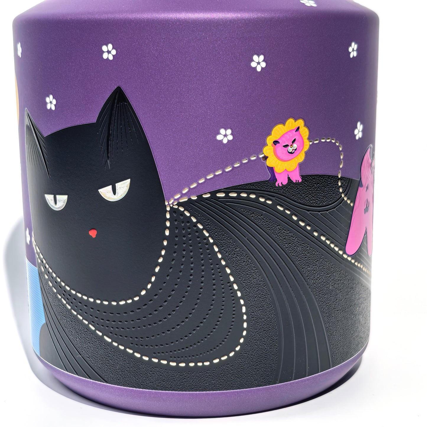 Starry Night Cat Vase