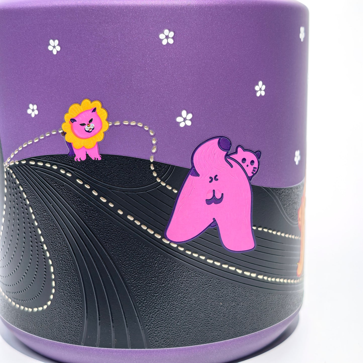 Starry Night Cat Vase