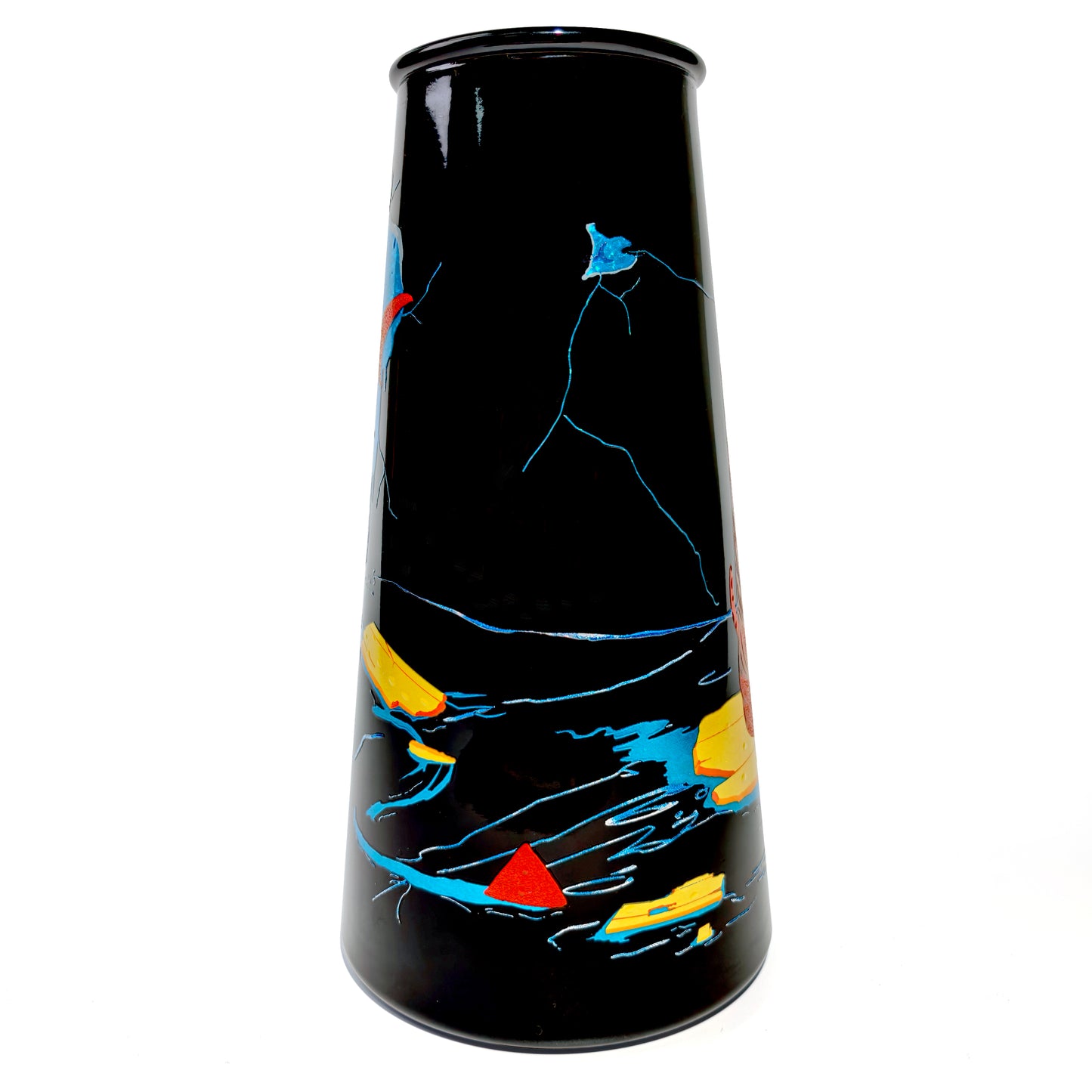 Whimsical Cat Raft Vase