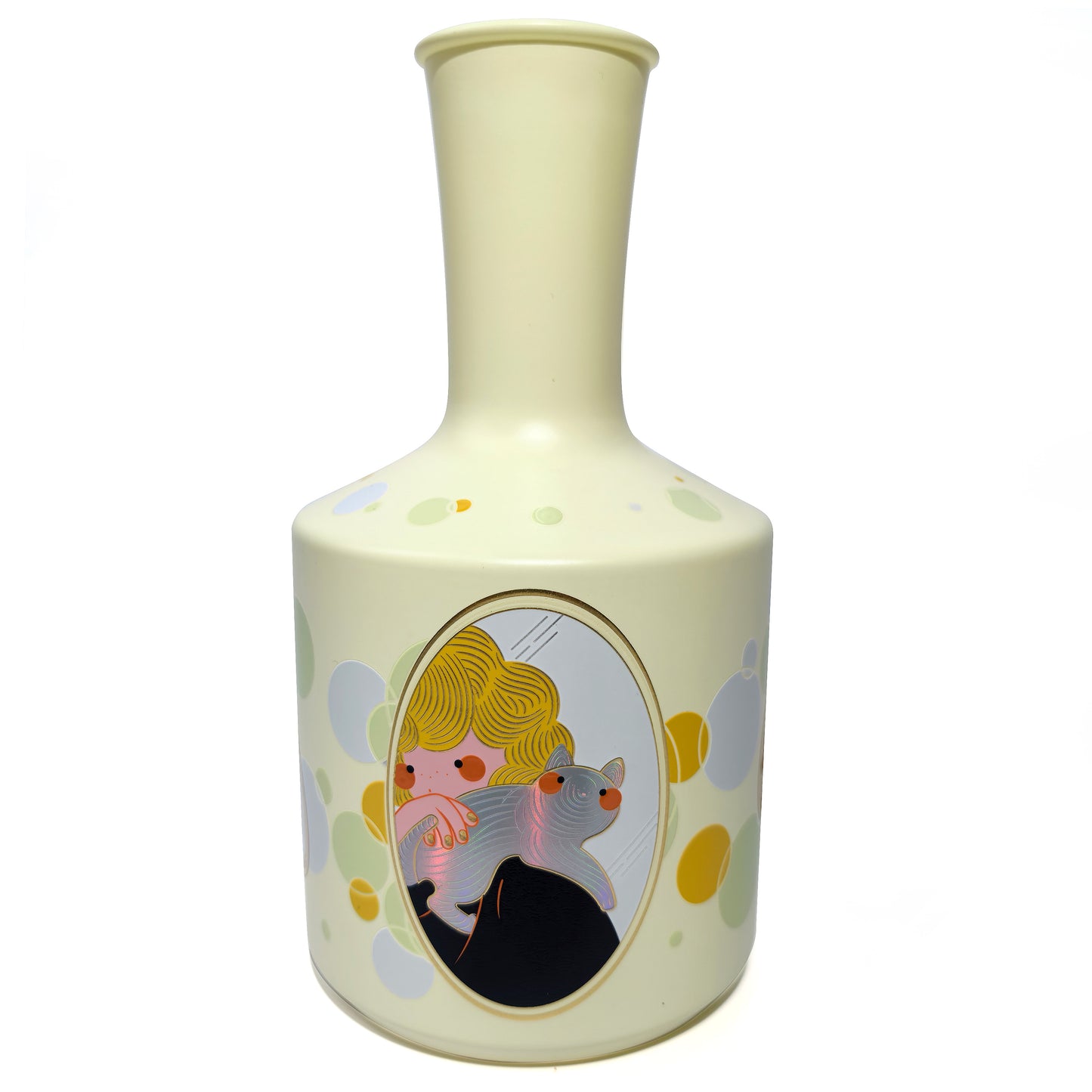 Dreamy Cat Embrace Vase