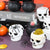 6pcs Mini Halloween Candy Bucket Pot Witch Skeleton Cauldron Holder Jar Trick Or Treat Halloween Party Decoration Props Kids Toy