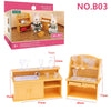 Miniature Family Dollhouse Series - Furniture Pieces