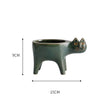 Flowerpot Cute Cat Ceramic Flower Pot Cat Succulent Cactus Mini Flower Pot Suitable for Home Office Restaurant Decoration Home Garden Decoration