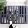 3D Sewer Manhole Cover Horror Home Carpet Clown Trap Visual Living Room Floor Mat 40*60CM Halloween Christmas Decor for Home