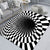 3D Sewer Manhole Cover Horror Home Carpet Clown Trap Visual Living Room Floor Mat 40*60CM Halloween Christmas Decor for Home