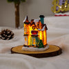 Glowing Christmas Light House -- Bixtore.com