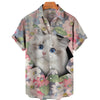 Lovely Cat-themed Hawaiian Shirt