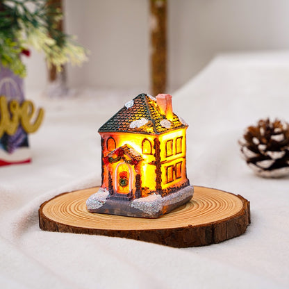 Glowing Christmas Light House -- Bixtore.com