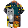 Lovely Cat-themed Hawaiian Shirt