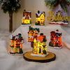 Glowing Christmas Light House -- Bixtore.com