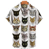 Lovely Cat-themed Hawaiian Shirt