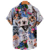 Lovely Cat-themed Hawaiian Shirt