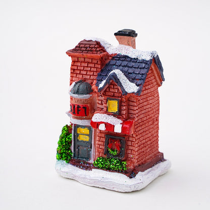 Glowing Christmas Light House -- Bixtore.com