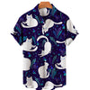 Lovely Cat-themed Hawaiian Shirt