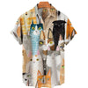 Lovely Cat-themed Hawaiian Shirt