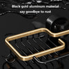 Kitchen Space Aluminum Sink Drain Rack Sponge Storage Faucet Holder Soap Drainer Shelf Basket Organizer Bathroom Accessories