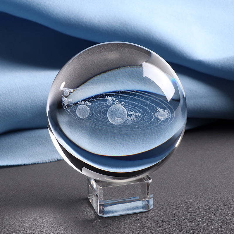 Amazing 3D Solar System Crystal Ball