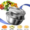 3-in-1 Stainless Steel Drain Basket