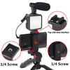 Tripod With LED Lights & Microphone