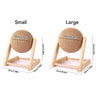 Wooden Cat Scratching Ball Toy