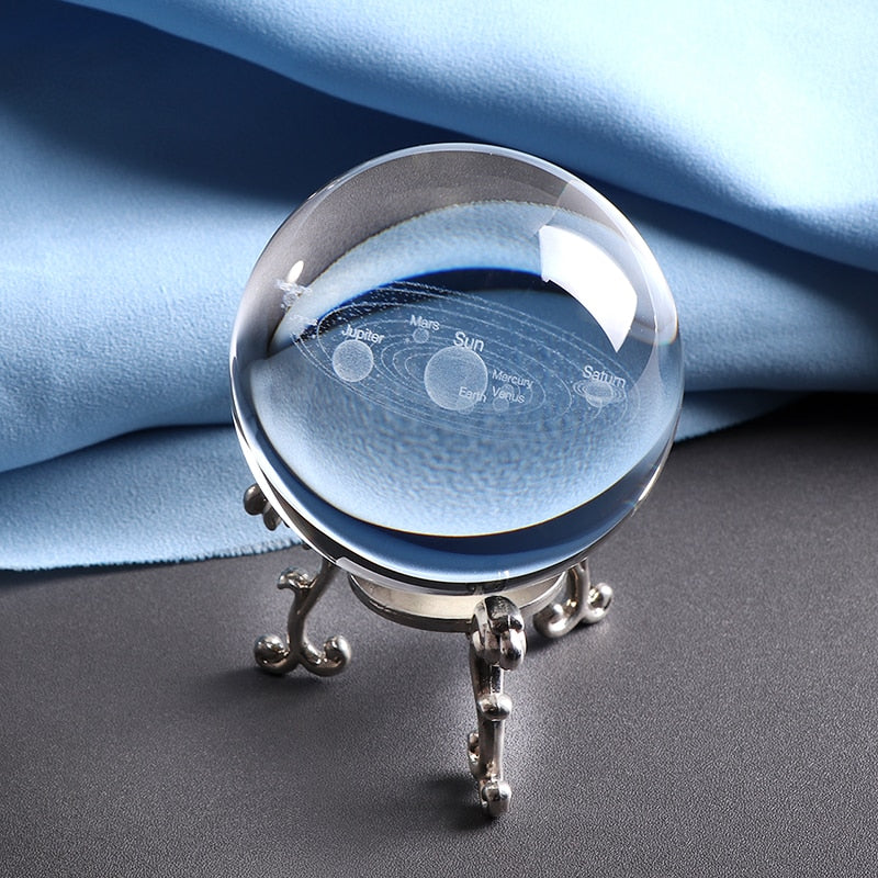 Amazing 3D Solar System Crystal Ball