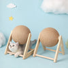 Wooden Cat Scratching Ball Toy